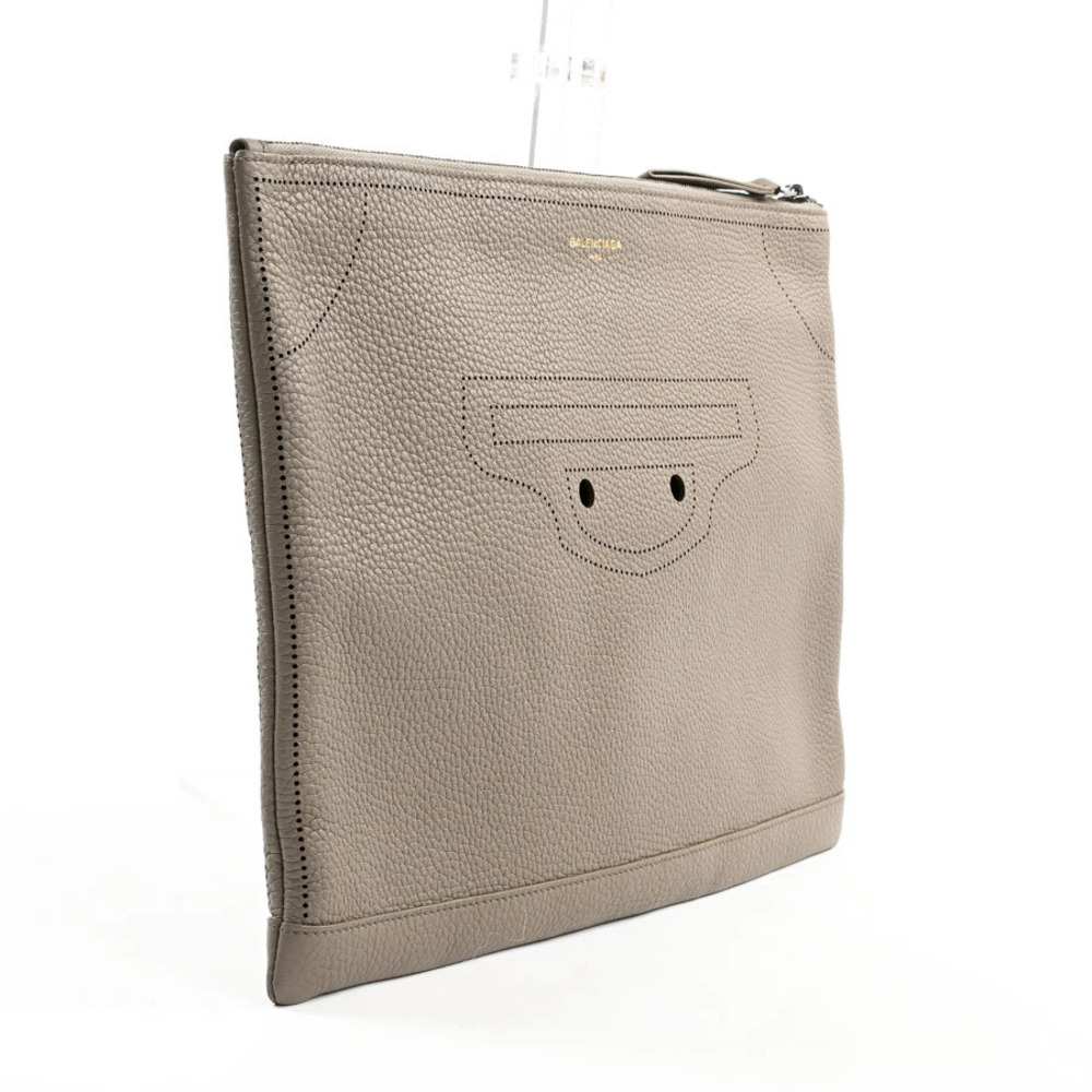 Balenciaga Clutch Bag Greige Gray - Picture 2 of 7